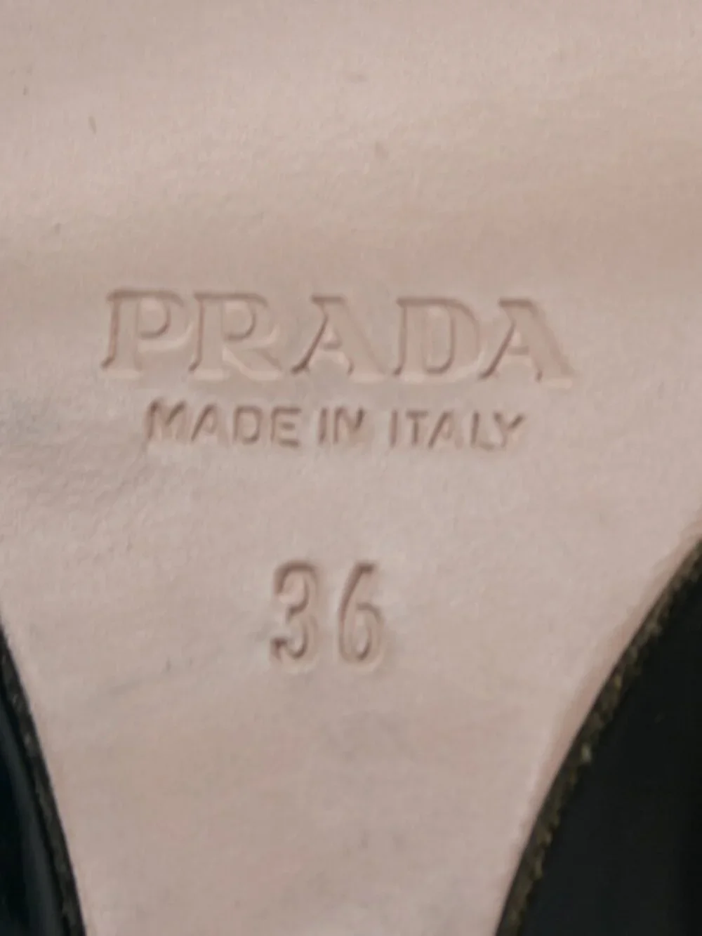 Prada 36 Ladies 6 Blue Patent Leather Slingback Heels Strappy Shoe Sandals Italy - Picture 11 of 12